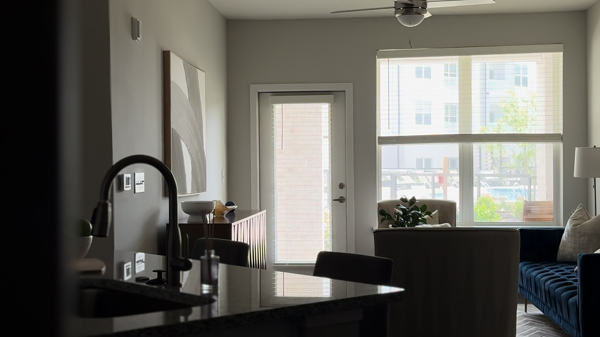 Kitchen and Living area of Horizon Floor Plan