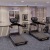 cardio equipment on second level in fitness center