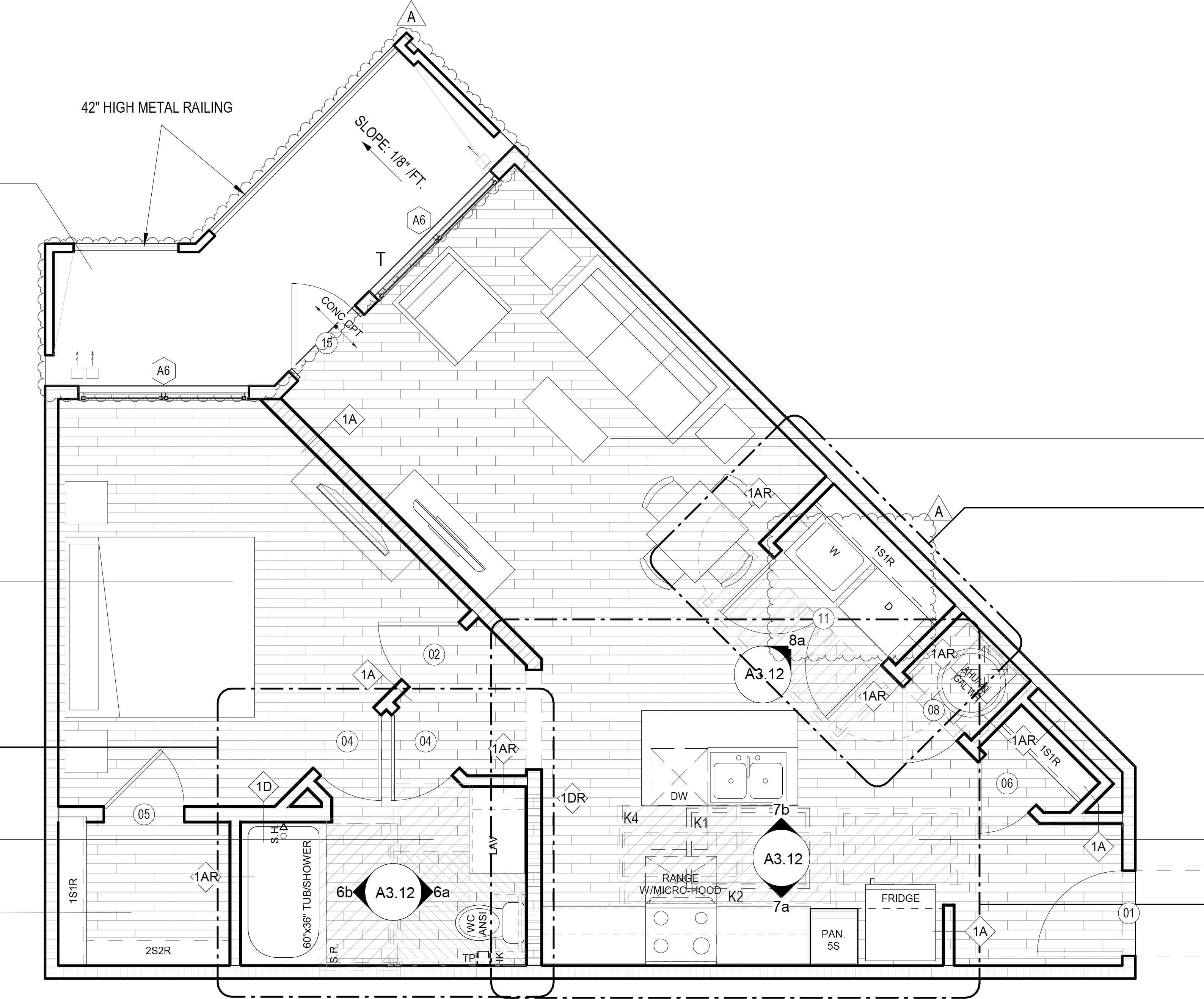 Architectural drawing of Horizon Floor Plan